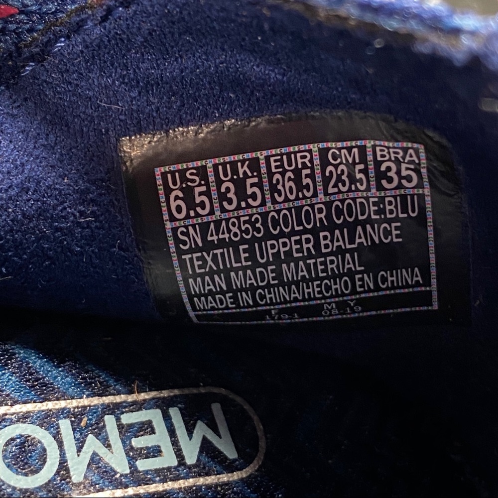NEW Skechers flats air cooled memory foam blue - Picture 7 of 7